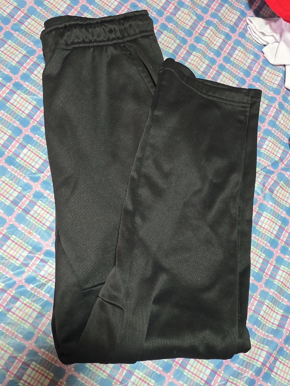 Men's Black Casual Pull-On Pants